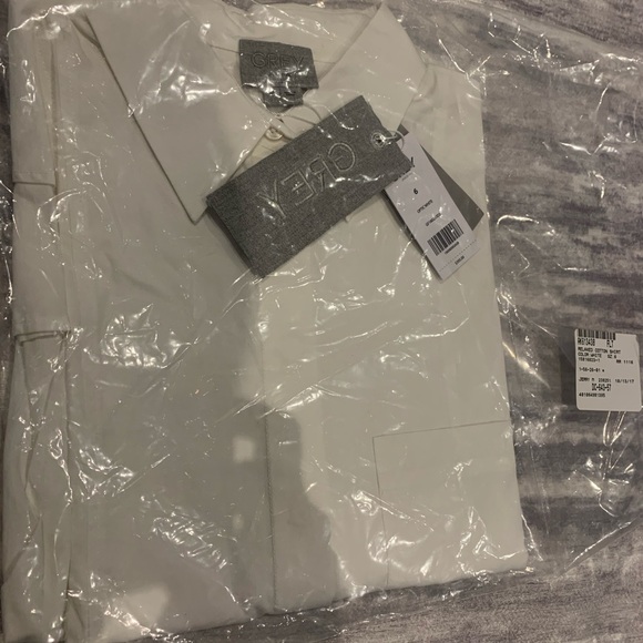 Jason Wu GREY Relaxed Long-Sleeve Buttoned Shirt - Picture 3 of 4